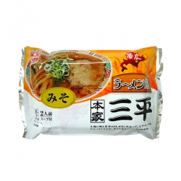 帯広　ラーメン館本家　三平　みそ　2人前